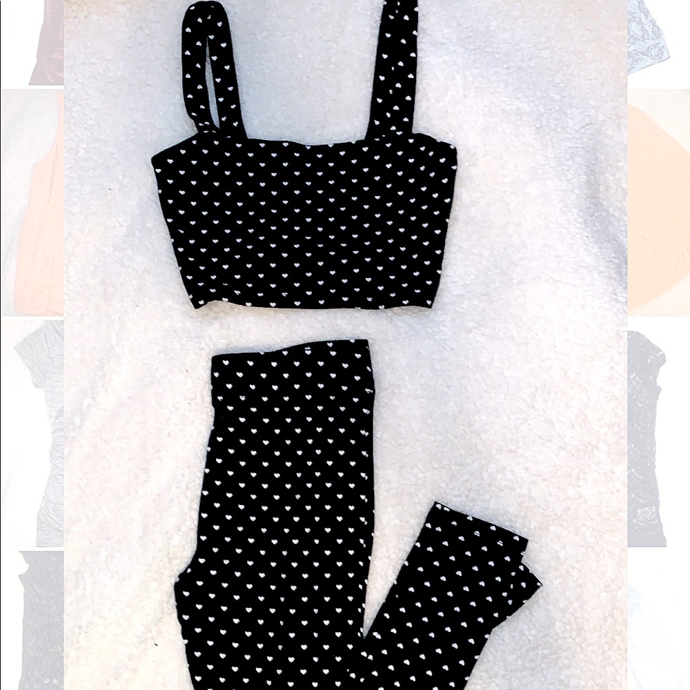 Two Piece Sweet-Heart Set